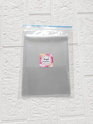 Clear Transparent Plain Precuts - 25 micron