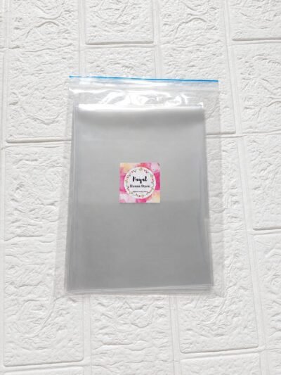 Clear Transparent Plain Precuts - 25 micron