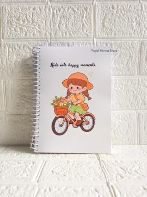 Cute Girl Spiral Notebook A5 - 150 pages